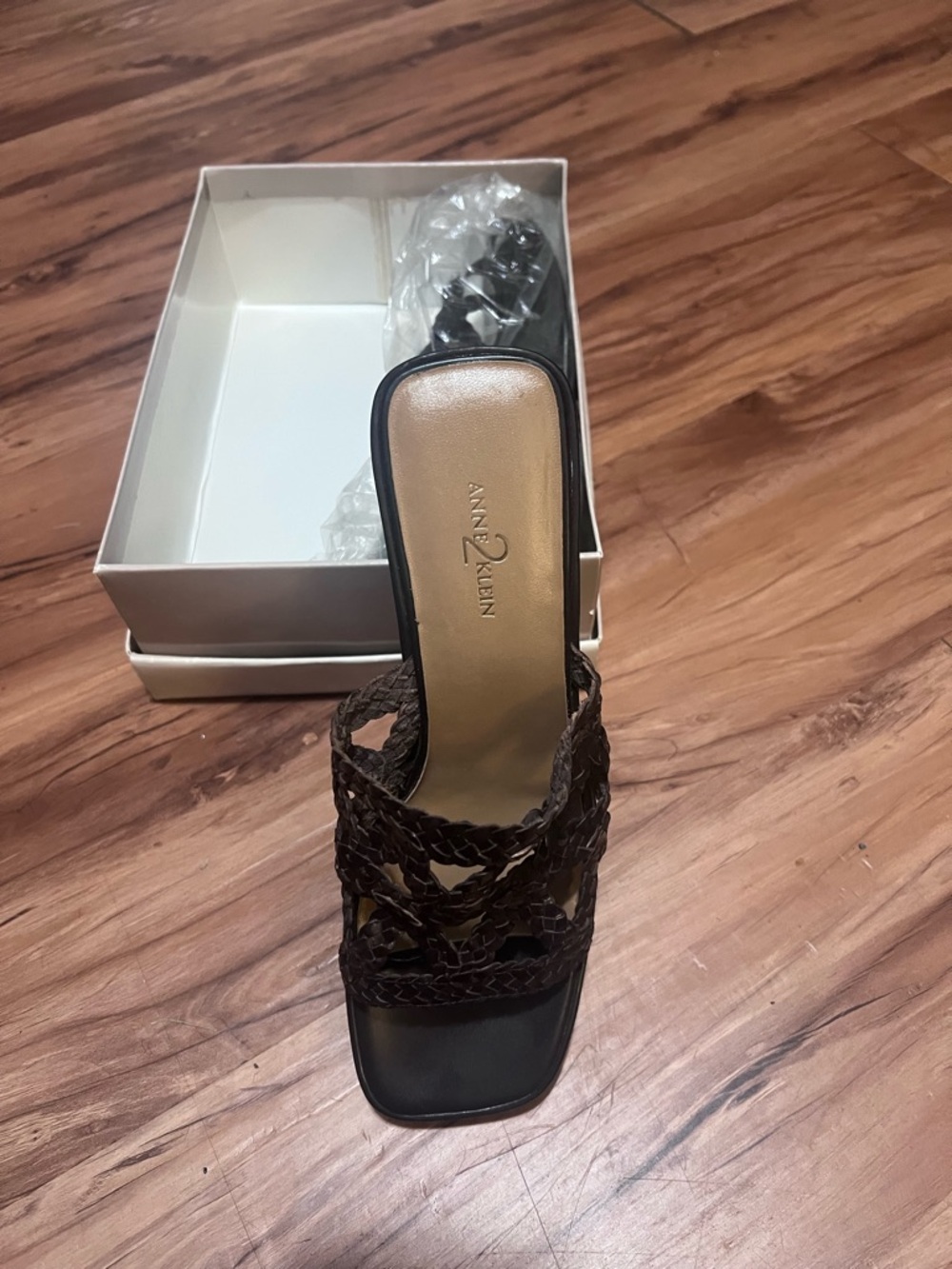 Anne Klein Braided Slide Mule